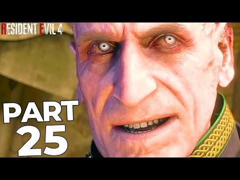 RESIDENT EVIL 4 REMAKE Walkthrough Gameplay Part 25 - OSMUND SADDLER (FULL GAME)