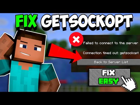 How to Fix Minecraft “Connection Timed Out – Getsockopt” Error (Fast & Easy)