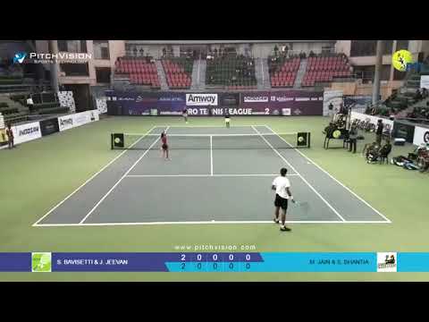 Pro Tennis League - Haryana Sapphires v/s DMG Delhi Crusaders | S. Bavisetti & J. Jeevan VS M. Jain