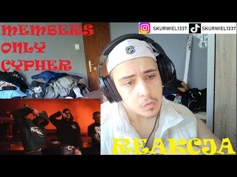 MEMBERS ONLY CYPHER with Kosior, Yung Adisz, Asster, Bary & Rusina (REAKCJA!!!)