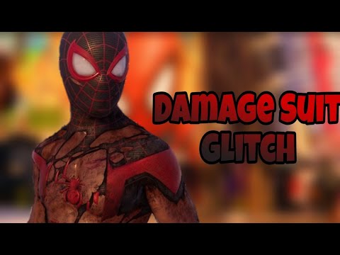 Miles Morales Damage Suit Glitch Gameplay