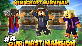Finally Upgrading Our House!! Minecraft Gameplay 4 