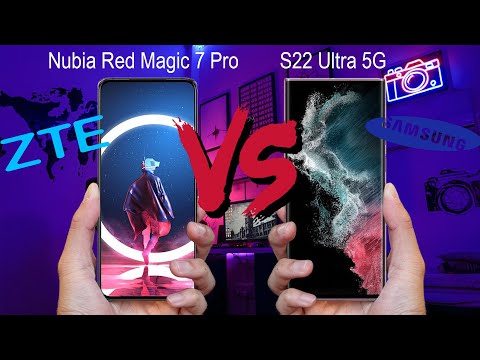 ZTE nubia Red Magic 7 Pro vs Samsung Galaxy S22 Ultra 5G || Battle of Flagship 2022 ||