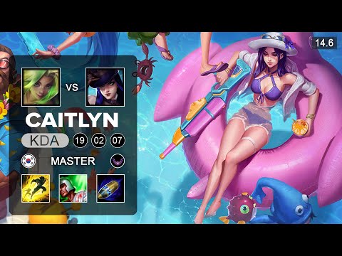 Caitlyn vs Zeri ADC - KR Master - Patch 14.6 Season 14