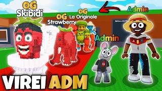 USEI ADMIN E PEGUEI OS BRAINROTS MAIS DIFÍCEIS DE TER no ROUBE O BRAINROT COM O LARRYZINHO!