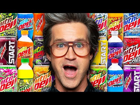 We Tried EVERY Mountain Dew Flavor