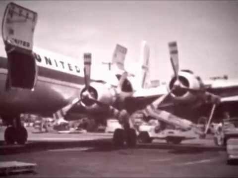 Air Cargo airline film from the early 1960s United DC-6 TWA Boeing 707