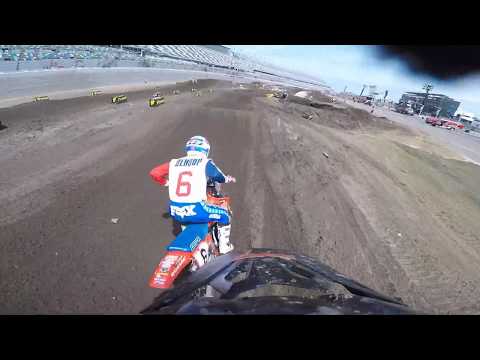 Epic battle with Todd Dehoop Moto#2  Vet 30 Open Daytona Vintage Supercross
