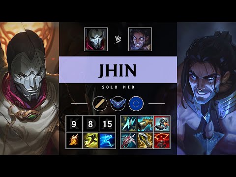 Jhin Mid vs Sylas - EUW Diamond Patch 25.10