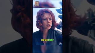 How Much Money Scarlett Johansson Made As Black Widow #mcu