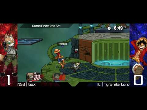 Smash Island Beta - NSB | Gax (Fox) vs. IC | TyranitarLord (Mr. Game and Watch, Luffy) Grand Finals