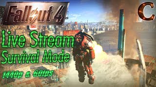 Fallout 4 Live Stream Survival Mode, 1440p 60fps, Part 49: Practicing Sharpshootin&#39; for Fallout 76!