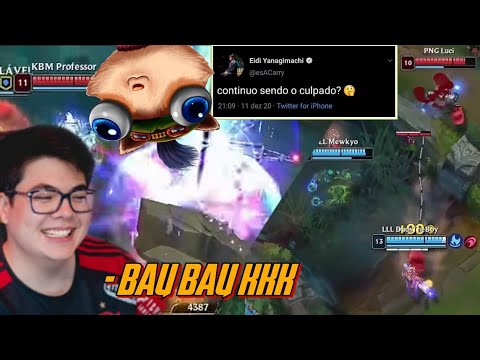 ESA REAGINDO AO LOUD BUGANDO O JOGO E BLITZ COREANO - CBLOL DA ZUEIRA | BRONZIOCRE