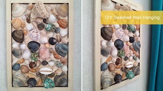 DIY  Seashell Wall Art | Seashell Wall Hanging | Home Decorating Ideas