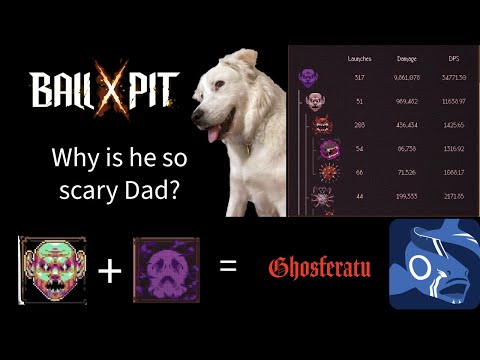 💀 “Ghosferatu” One-Ball Run — 34,000 DPS with Empty Nester! | Ball x Pit