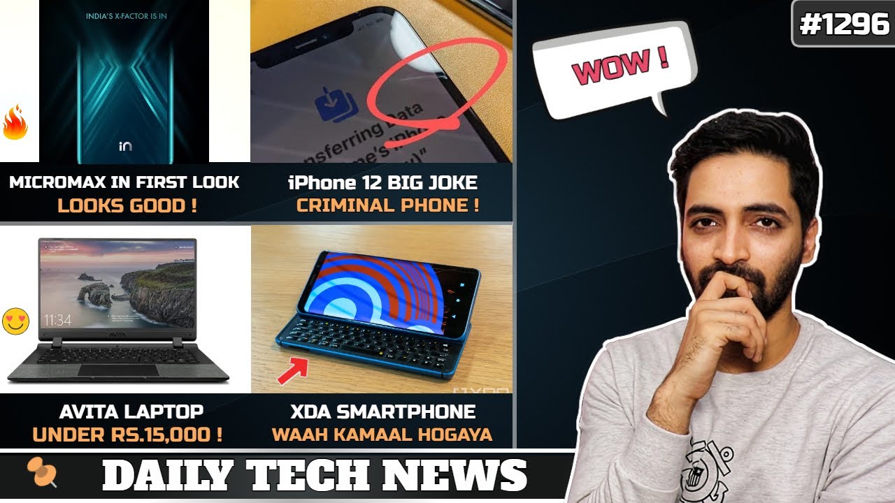 Micromax IN First Look,iPhone 12 Joke,realme C15s,XDA Phone,Nokia 10 India,8T Cyberpunk India #1296