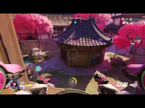 Overwatch Gameplay First time using D.Va