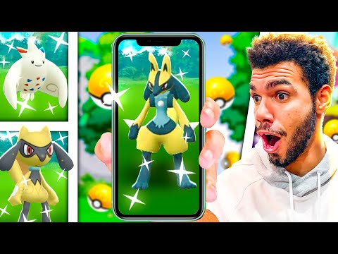 RIOLU SHINY NÃO ACREDITO QUE CONSEGUI - POKEMON GO | Cris |
