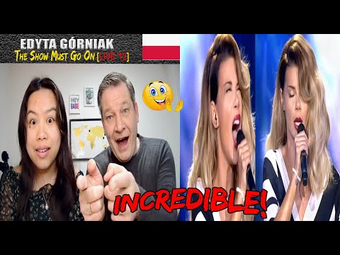 Edyta Górniak - The Show Must Go On 😱|Dutch Couple REACTION