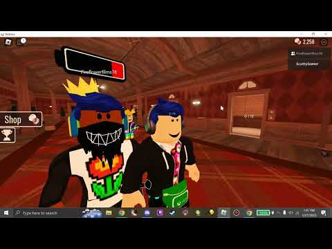 4 idiots play roblox Doors