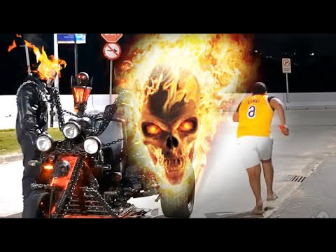 PEGADINHA: MOTOQUEIRO FANTASMA 2024 - Ghost Rider Pranks