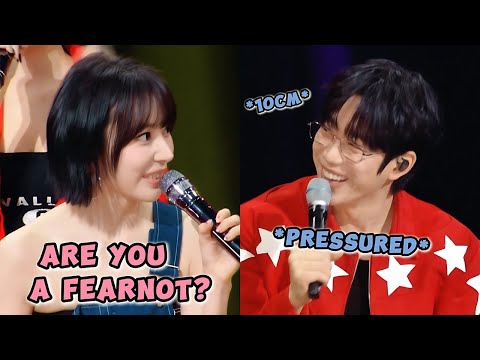 LE SSERAFIM playfully pressured 10cm after discovering he was actually a huge fan of theirs 😝