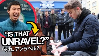 Video thumbnail of "I played ANIME SONGS on piano in public"