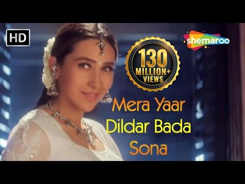 Mera Yaar Dildar Bada Sona | Jaanwar | Akshay Kumar | Karisma Kapoor | Sukhwinder Singh |Gold songs