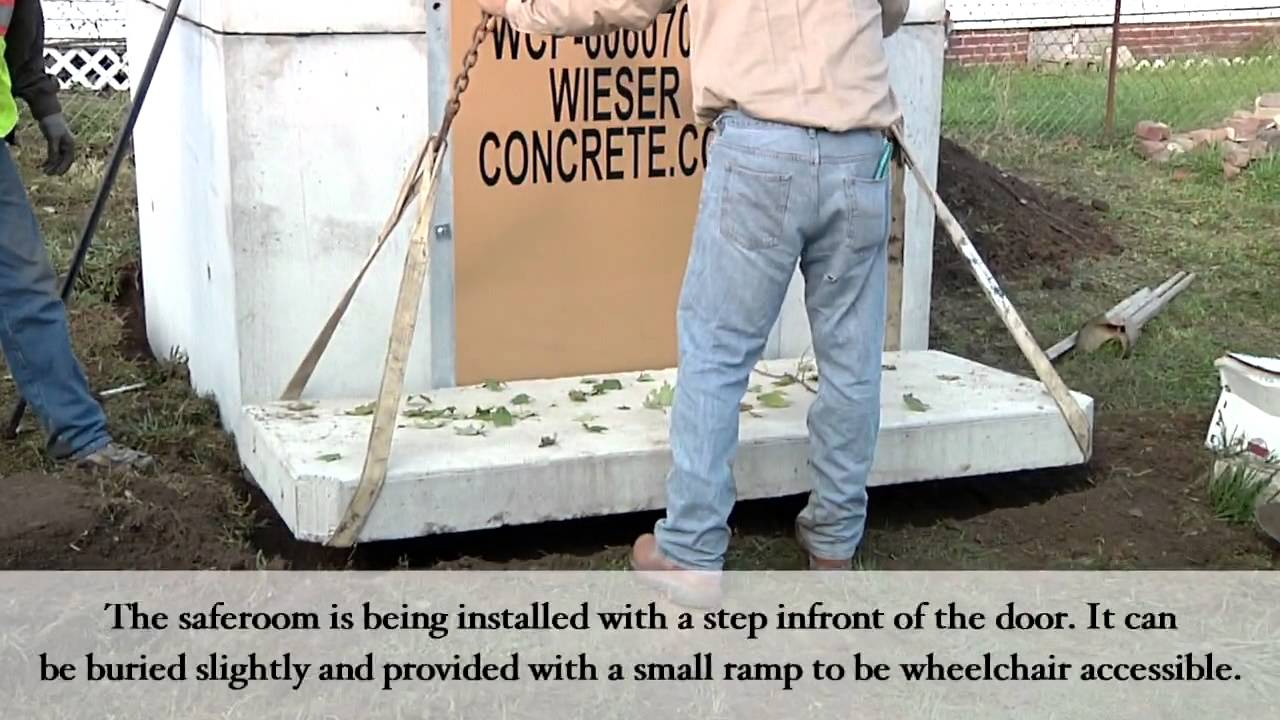 Video 5: Safe Room Installation-Wieser Concrete Products