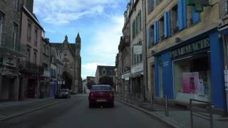 preview picture of video 'Driving Through 29250 Saint Pol de Léon, Finistère, Brittany, France 22nd May 2014'