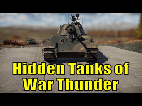 The Hidden Tanks of War Thunder - Fact and Fiction #pantherII #tiger105 #coelian #warthunder #fake