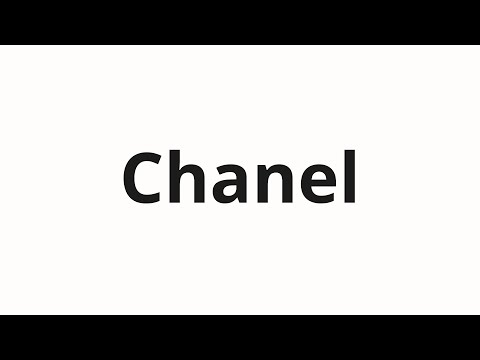 How to pronounce Chanel