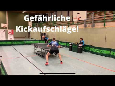 Bombenrückhandtopspin vs krassen Vorhandschuss!!! F. Grothe (TTR 1997) vs R. Janssen (TTR 1935) 🏓