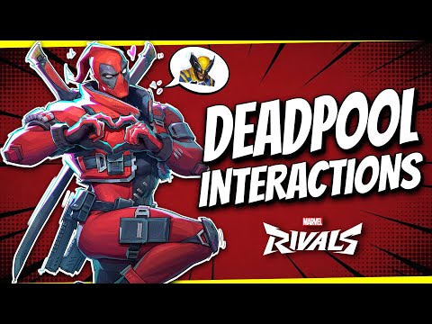 All Deadpool Interactions and Hero Specific Reactions | Marvel Rivals