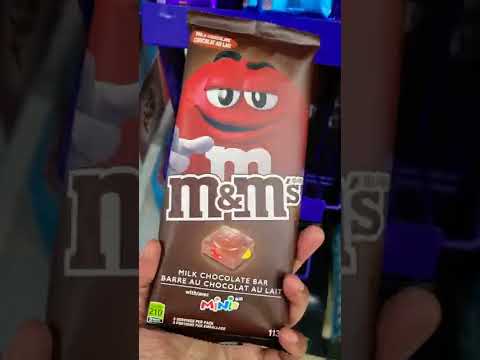 m&m's milk chocolate bar with mini m&m's #shorts #mnm