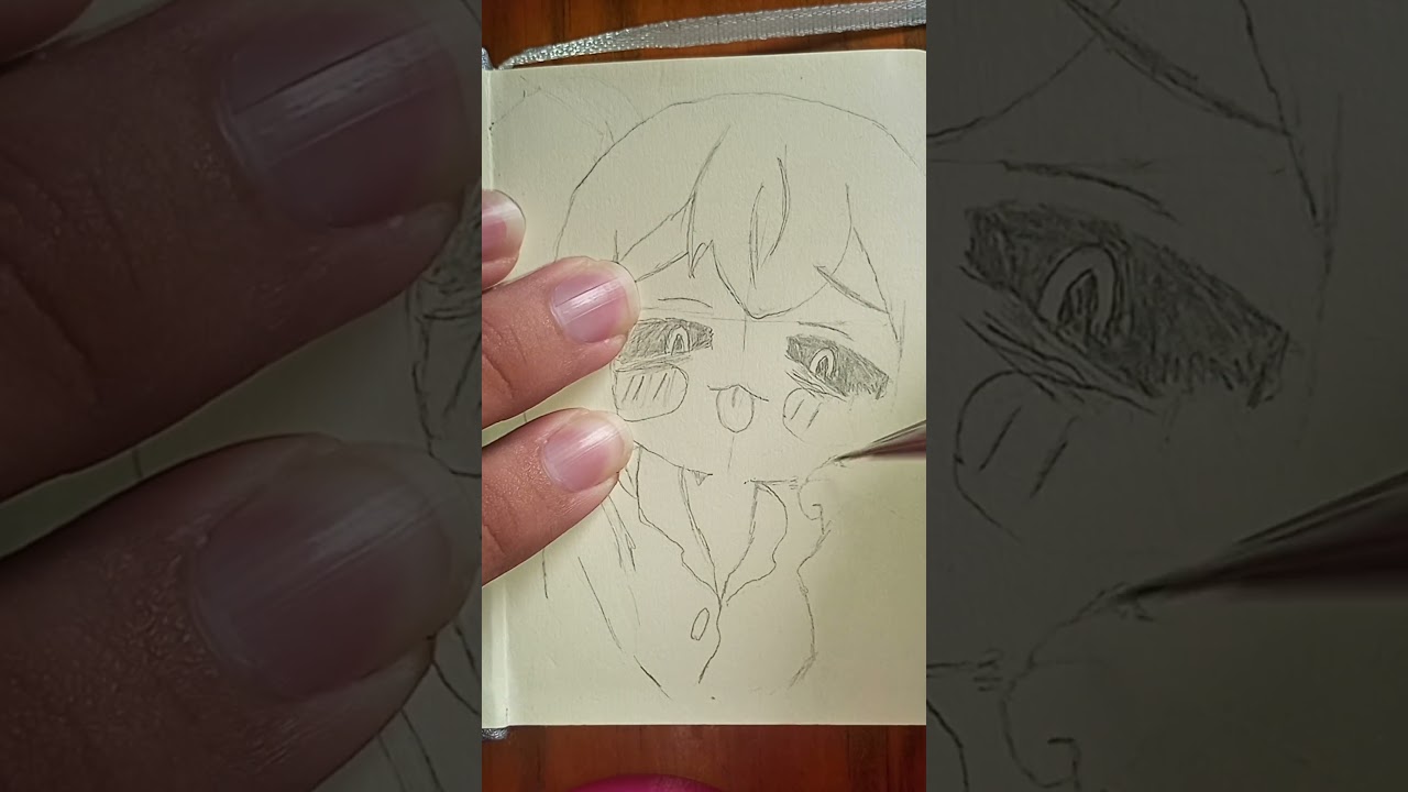 mini Hatsume Miku draw! [First page] #art #drawing #hatsunemiku #shorts