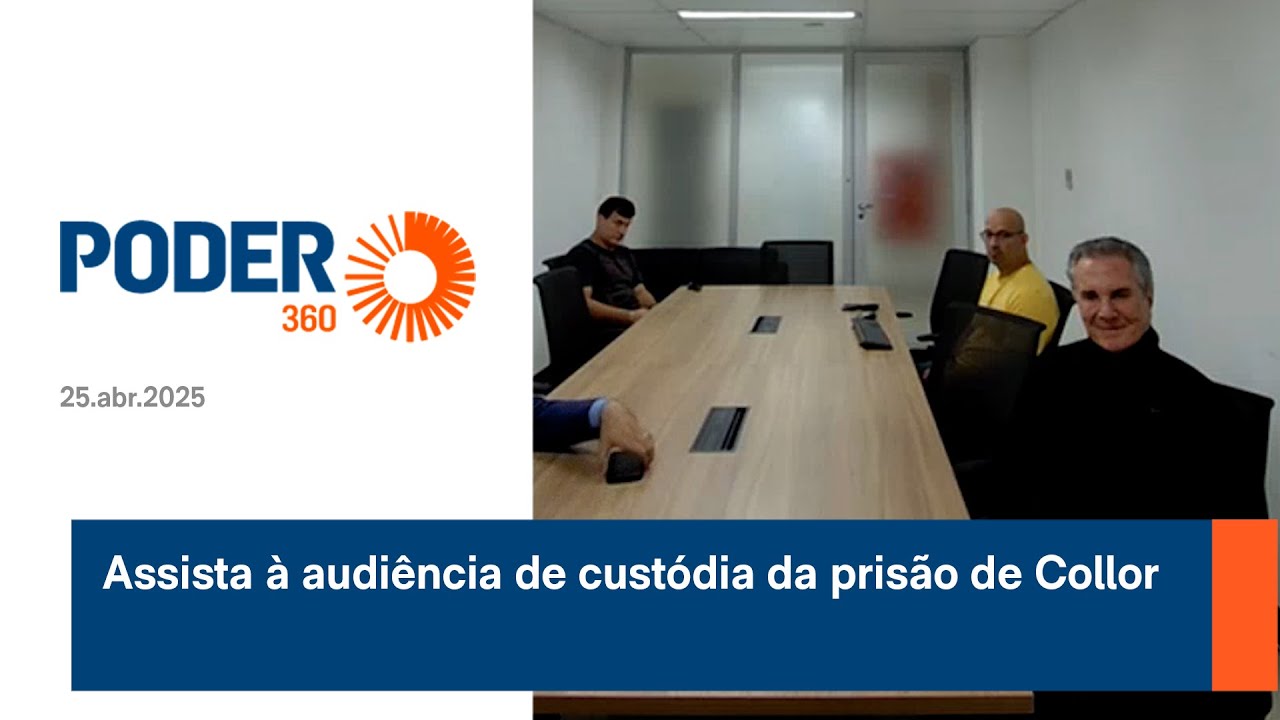 Assista à audiência de custódia da prisão de Collor