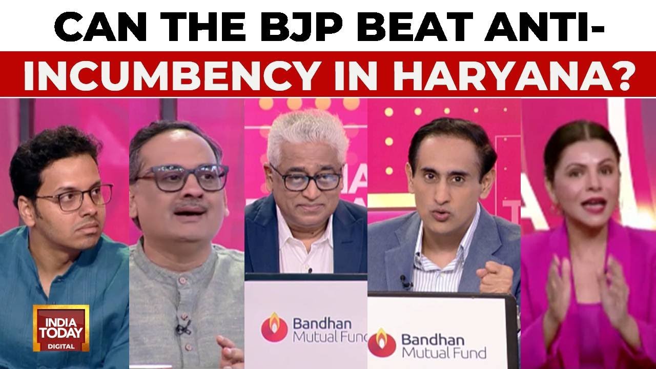 Haryana Showdown: Can BJP Beat Anti-Incumbency In Haryana? | Mood Of The Nation | India Today