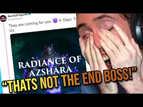 Asmongold Reacts To Red Bull Mistaking Radiance Of Azshara As The Final Boss Of The Eternal Palace