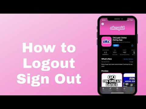 How to Logout OkCupid Account Mobile App 2021 |
