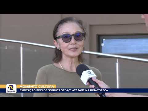 Momento Cultura – Exposição Fios de Sonhos de 14/11 até 14/12 na Pinacoteca ?? 