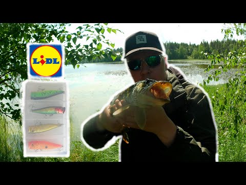 Hauen kalastusta Lidlin uistimilla