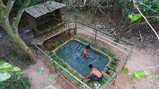 Building Swimming Pool And House (Bamboo 100%)