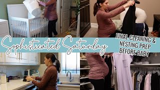 39 WEEKS PREGNANT GET IT ALL DONE // Final Baby Prep, Nesting, & Cleaning + Baby Name Reveal