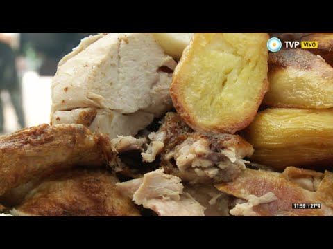 Pollo al horno de barro en Navarro