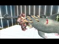 King Kong vs Mutant Megalodon Grinder Arena, Dinosaurs Fights, Jurassic World Evolution 2