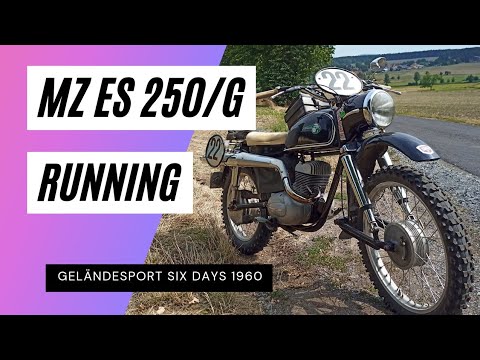 MZ ES 250/G running Geländesport Six Days 1960