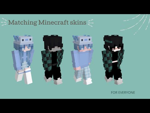 matching minecraft skins 2021 // * with all the links *