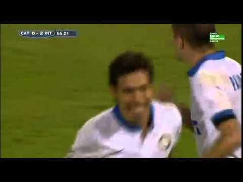 長友 ゴール yuto nagatomo goal Catania vs. Inter