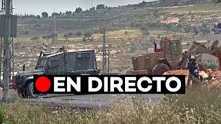 Directo: El ejército israelí en la frontera de Cisjordania en el &#39;Día de la Nakba&#39;